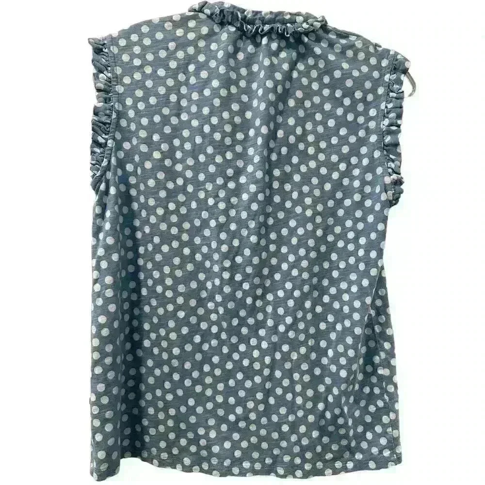 Boden Polka Dot Cap Sleeve Top Size 4 - Picture 6 of 9